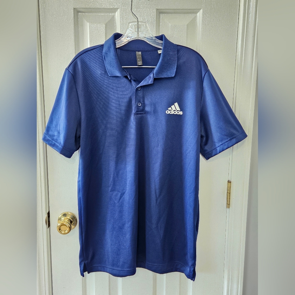 Adidas Blue Classic Polo Shirt